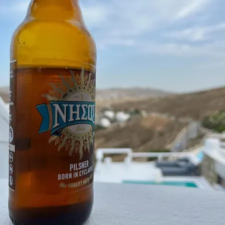 וילה Panormos Beach Escape Dreamy Coastal Retreat