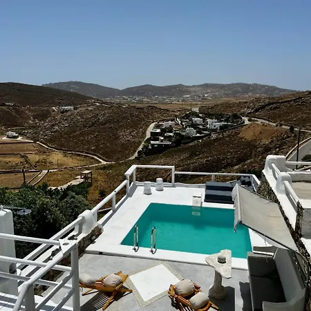 וילה Panormos Beach Escape Dreamy Coastal Retreat *
